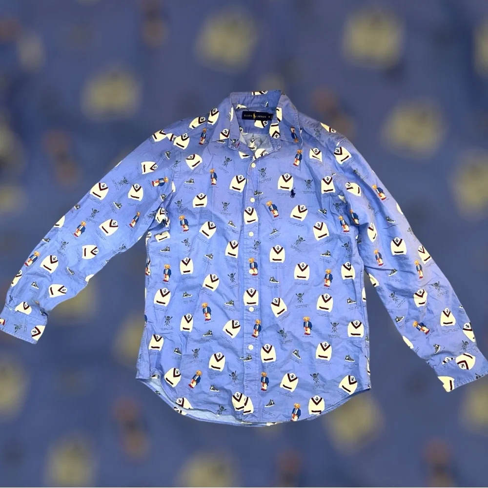 Polo Ralph Lauren bear button down - Picture 2 of 2